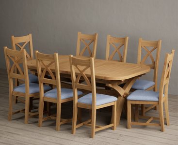 View Extending olympia 180cm solid oak dining table with 12 oak natural chairs View Extending olympia 180cm solid oak dining table with 12 oak natural chairs