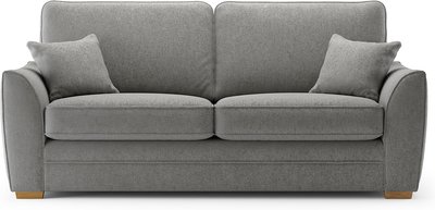 View Bella grey fabric 3 seater sofa View Bella grey fabric 3 seater sofa
