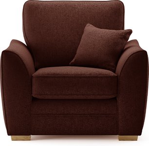 View Bella rustic fabric armchair View Bella rustic fabric armchair