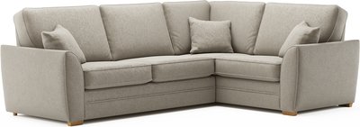 View Bella stone fabric large right hand facing corner sofa View Bella stone fabric large right hand facing corner sofa