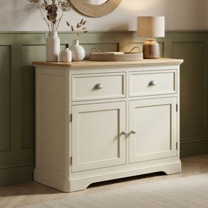 View Madley oak and cream painted small sideboard