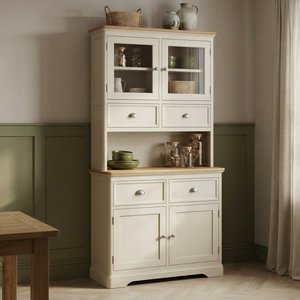 View Madley oak and cream painted small dresser