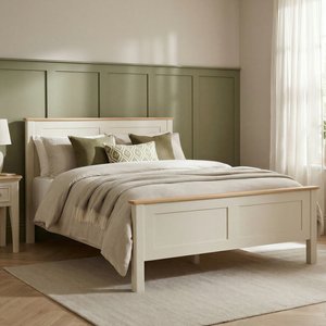View Madley oak and cream painted double bed