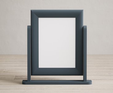View Blue painted dressing table mirror View Blue painted dressing table mirror