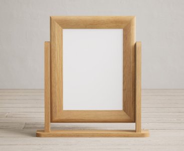 View Natural solid oak dressing table mirror View Natural solid oak dressing table mirror