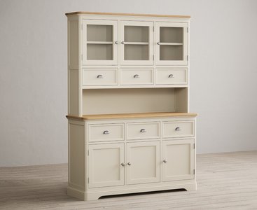 View Madley oak and cream painted large dresser View Madley oak and cream painted large dresser
