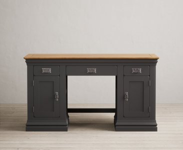 View Charwood oak and charcoal painted desk View Charwood oak and charcoal painted desk