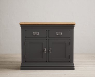 View Charwood oak and charcoal painted small sideboard View Charwood oak and charcoal painted small sideboard