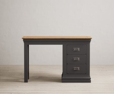 View Charwood oak and charcoal painted dressing table View Charwood oak and charcoal painted dressing table