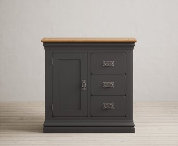 View Charwood oak and charcoal painted hallway sideboard View Charwood oak and charcoal painted hallway sideboard