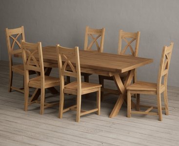 View Extending buckley 200cm solid oak dining table with 10 oak natural chairs View Extending buckley 200cm solid oak dining table with 10 oak natural chairs