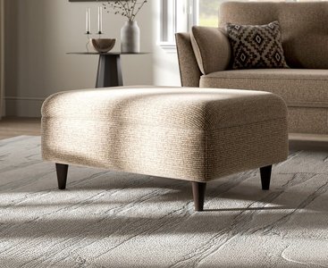 View Capri caramel fabric footstool View Capri caramel fabric footstool