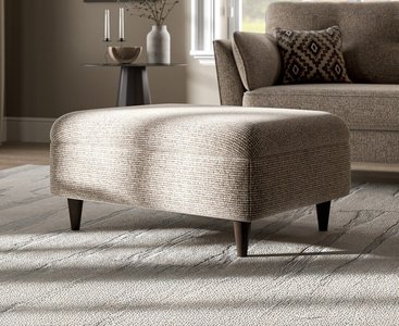 View Capri mushroom fabric footstool View Capri mushroom fabric footstool