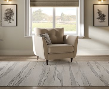 View Capri natural fabric armchair View Capri natural fabric armchair
