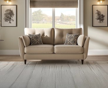 View Capri natural fabric 2 seater sofa View Capri natural fabric 2 seater sofa