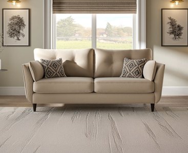 View Capri natural fabric 3 seater sofa View Capri natural fabric 3 seater sofa