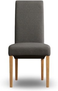 View Charcoal grey scroll back chairs View Charcoal grey scroll back chairs