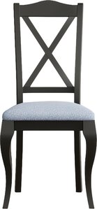 View Chateau noir blue set of 2 dining chairs