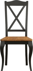 View Chateau noir rustic oak set of 2 dining chairs