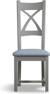 View Painted blue set of 2 painted dining chairs View Painted blue set of 2 painted dining chairs