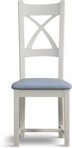 View Painted blue set of 2 dining chairs View Painted blue set of 2 dining chairs