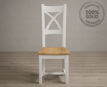View Painted oak set of 2 dining chairs View Painted oak set of 2 dining chairs