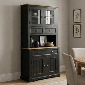 View Charlton oak and black painted small dresser View Charlton oak and black painted small dresser
