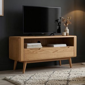 View Rosa solid oak small tv cabinet View Rosa solid oak small tv cabinet