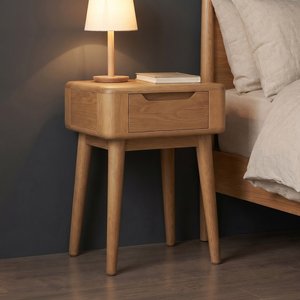 View Rosa solid oak bedside table / lamp table View Rosa solid oak bedside table / lamp table