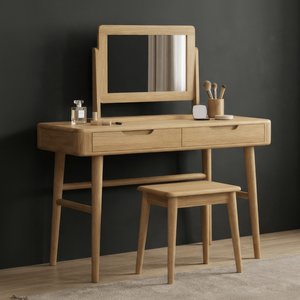 View Rosa solid oak dressing table set View Rosa solid oak dressing table set