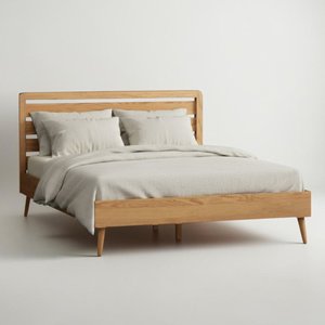 View Rosa solid oak kingsize bed View Rosa solid oak kingsize bed