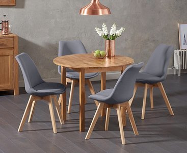 View Extending york 90cm solid oak dining table with 2 dark grey orson chairs View Extending york 90cm solid oak dining table with 2 dark grey orson chairs