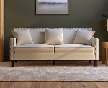 View Chartwell ivory linen 2 seater sofa View Chartwell ivory linen 2 seater sofa