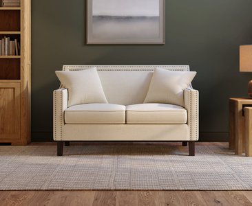 View Chartwell ivory linen 3 seater sofa View Chartwell ivory linen 3 seater sofa