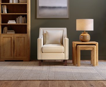 View Chartwell ivory linen armchair View Chartwell ivory linen armchair