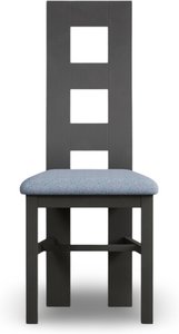 View Painted blue set of 2 painted dining chairs View Painted blue set of 2 painted dining chairs