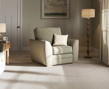 View Bella olive fabric armchair View Bella olive fabric armchair