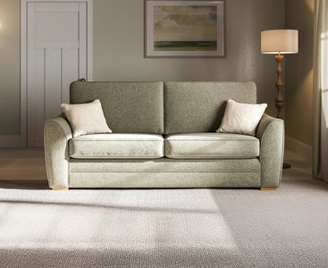 View Bella olive fabric 3 seater sofa View Bella olive fabric 3 seater sofa