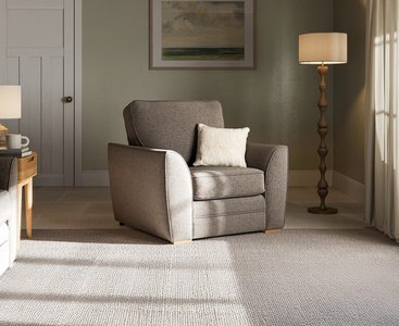 View Bella mocha fabric armchair View Bella mocha fabric armchair