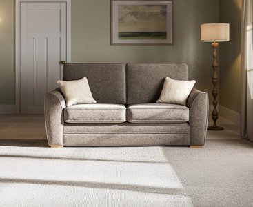 View Bella mocha fabric 2 seater sofa View Bella mocha fabric 2 seater sofa