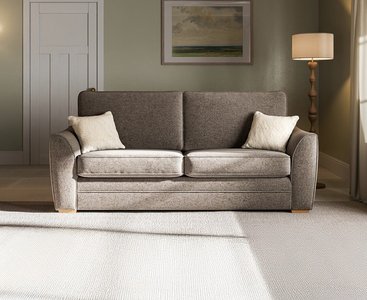 View Bella mocha fabric 3 seater sofa View Bella mocha fabric 3 seater sofa