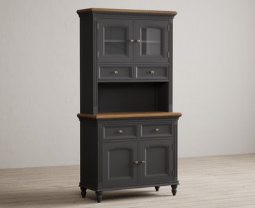 View Francis oak and charcoal grey painted small dresser View Francis oak and charcoal grey painted small dresser