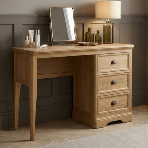 View Cambridge solid oak dressing table View Cambridge solid oak dressing table