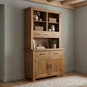 View Harrogate rustic solid oak small dresser View Harrogate rustic solid oak small dresser