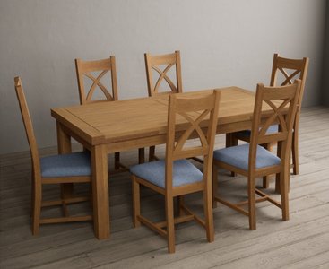 View Extending buxton 140cm solid oak dining table with 8 oak natural chairs View Extending buxton 140cm solid oak dining table with 8 oak natural chairs