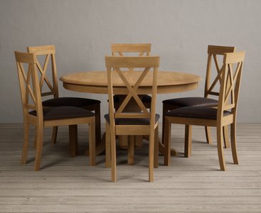 View Hertford 120cm fixed top solid oak round pedestal table with 6 charcoal grey hertford chairs View Hertford 120cm fixed top solid oak round pedestal table with 6 charcoal grey hertford chairs