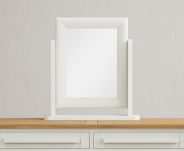 View Signal white painted dressing table mirror View Signal white painted dressing table mirror