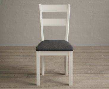 View Kendal charcoal grey set of 2 dining chairs View Kendal charcoal grey set of 2 dining chairs