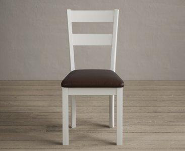View Kendal brown set of 2 dining chairs View Kendal brown set of 2 dining chairs