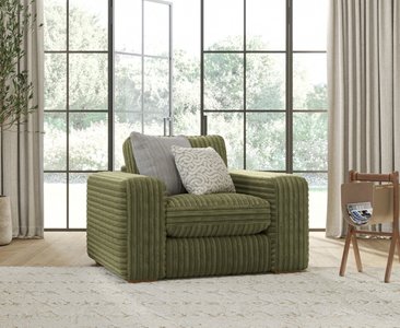 View Milan fern green fabric armchair View Milan fern green fabric armchair